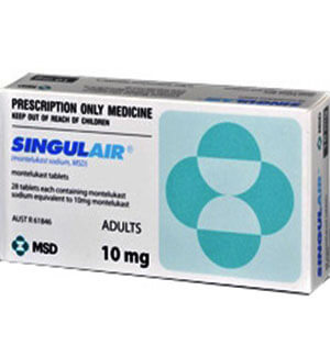 Buy Singulair (Montelukast) 10mg Tablets x 1's - Shop Weight Loss Meds